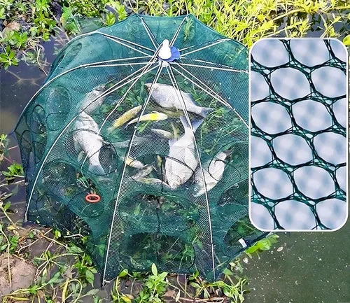 🎣Portable fishing Net–  Easy Catch for Fish, Crabs & More!